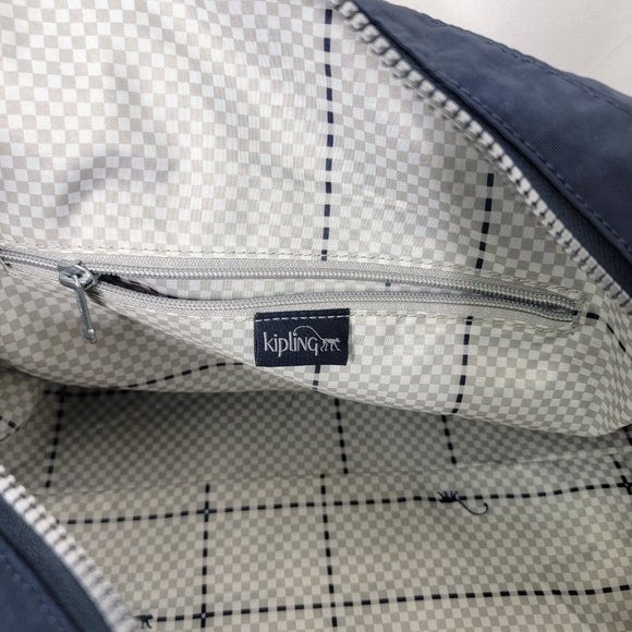 Kipling Itska Blue Weekend Travel Duffel Bag - Picture 6 of 10